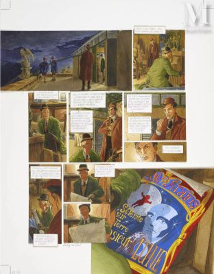 CECIL (Christophe Coronas, né en 1966) - Lot 40 - Le réseau Bombyce, T2, Monsieur Lune.