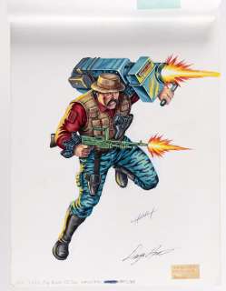 G.I. JOE: BATTLE CORPS (1993) - BAZOOKA (V3) FINAL CARD ORIGINAL ART BY DOUG HART. | Hake’s