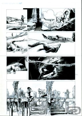 Olivier Vatine | Niourk Volume 2, Page 41 - Original Art by Olivier Vatine | Pulp’s Art