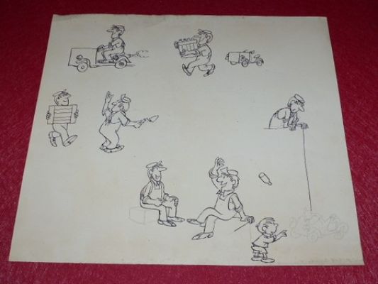 BD DESSIN HUMOR PRESSE STRIDO Original-BD-Platte „Ouvriers“ 1960 40x35 | eBay Europe (Buy It Now)