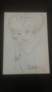 Walthéry, François - Originele tekening (dédicace) - Natacha Ã  la librairie Fragments - (1992) | Catawiki