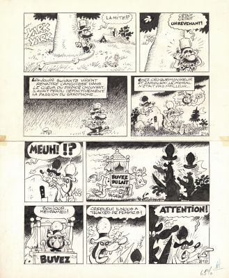 Macherot Raymond... | Lot 158 - MACHEROT Raymond (1924-2008) Sibylline et Tanauzère Encre... | Tessier Sarrou