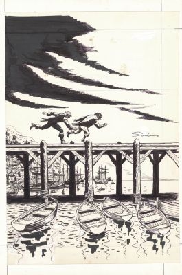 SIRIUS (1911-1997) Les... - Lot 305 - SIRIUS (1911-1997) Les Timour - Requiem pour un pirate Encre...