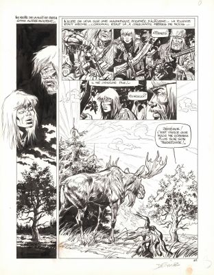 Derib (Né En 1944) | Lot 14 : Buddy Longway - L’orignal | Huberty Breyne