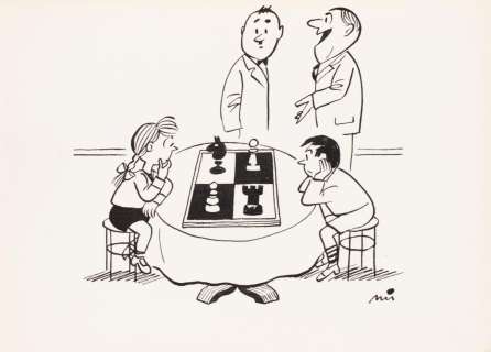 Gwidon Miklaszewski (1912 - 1999) | Gwidon Miklaszewski | "Zrobiłem im taką szachownicę dla początkujących!" | Desa Unicum