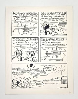 Cance Louis Pif... | CANCE Louis Pif et Hercule Gag en une planche numérotée... | Vermot et Associés
