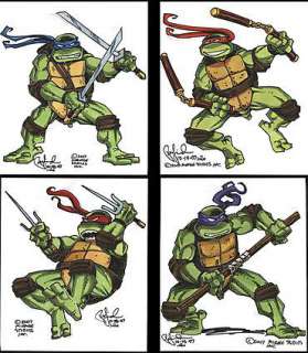 TEENAGE MUTANT NINJA TURTLES Convention Sketch, 4 items | ComicConnect