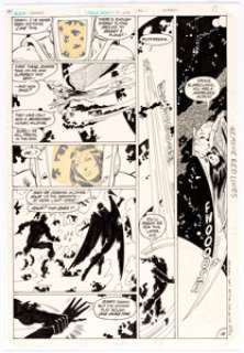 Keith Giffen and Larry Mahlstedt - Legion of Super-Heroes #292 Story page 14 original Art (DC, 1982).