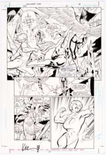 Leonard Kirk and Keith Champagne - JSA #50 Story Page 18 Original Art (DC, 2003).