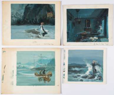 Victor Prezio - Paperback Novel Cover Painting Original Art Group of 4 (c. 1970s). Three of these are from - | Heritage