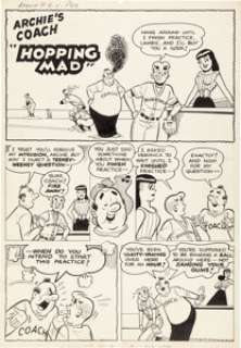 Joe Edwards | Archie’s Pals ’n’ Gals #5 Complete 3-Page Story "Hopping Mad" Original Art (Archie, 1956-1957). | Heritage