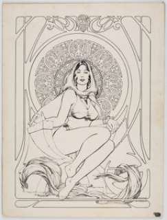 Michael Netzer (as Nasser) and Bruce Patterson - Savage Sword of Conan #29 Pinup Original Art (1977). The - | Heritage