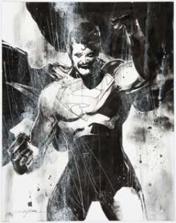 Stuart Sayger - Superman Specialty Illustration Original Art (undated)....