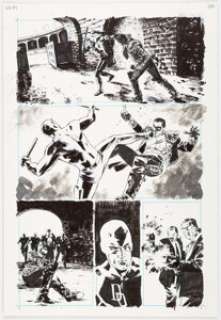Michael Lark and Stefano Gaudiano - Daredevil #89 Story Page 80 Original Art (Marvel, 2006).