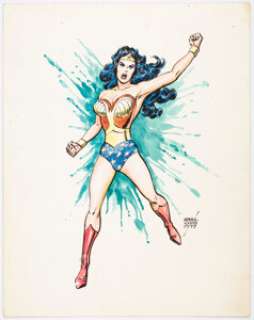 Ernie Chan - Wonder Woman Specialty Illustration Original Art (1977). ... | Heritage