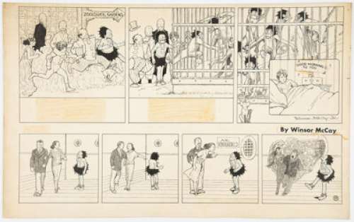 Winsor McCay, Jr. (Robert McCay | ) Little Nemo in Slumberland Partial Sunday Comic Strip Original Art (Philadelphia ... | Heritage