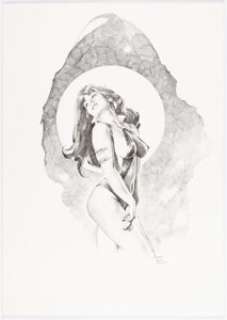 José "Pepe" Gonzalez | Vampirella Full-Figure Portrait Original Art (2004). ... | Heritage