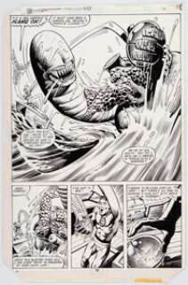 Sienkiewicz, Bill | Bill Sienkiewicz and Bruce Patterson Fantastic Four #227 Story Page 14 Original Art (Marvel, 1981).... | Heritage