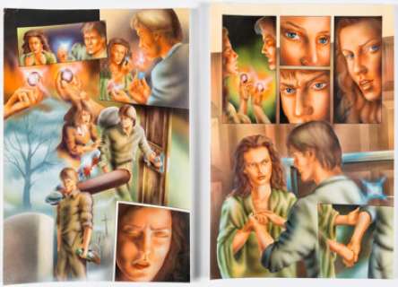 Unidentified Alternative Art Comic Artist - Vagner Vargas, Chris Ballard, and Brad Gorby Piers Anthony‘s Incarnations of Immortality: On a Pale Horse #3 Story... (Total: 2 Original Art)