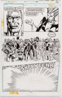 Shoemaker, Terry - Terry Shoemaker and Al Milgrom X-Factor Annual #6 Story Page 25 Original Art (Marvel, 1991)....