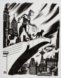 Stewart, Cameron - Cameron Stewart - Catwoman Specialty Illustration Original Art (2007)....