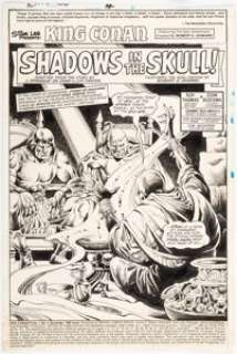 Buscema, John | John Buscema and Danny Bulanadi King Conan #4 Splash Page 1 Original Art (Marvel, 1980).... | Heritage