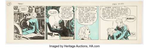 Caniff, Milton | Milton Caniff Terry and the Pirates Daily Comic Strip Original Art dated 12-15-37 (Chicago Tribune/NY Syndicate, 1... | Heritage