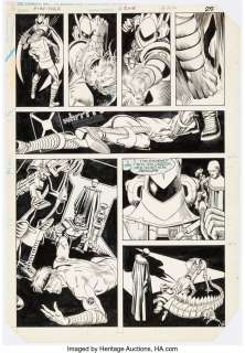 GarcÃ­a-Lopez, José Luis - José Luis GarcÃ­a-LÃ³pez and Ricardo Villagran Atari Force #6 Story Page 20 Original Art (DC,1984)....
