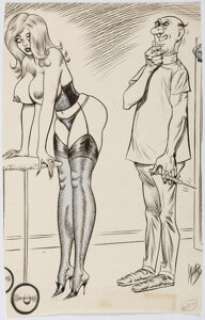 Ward, Bill | Bill Ward - Single Panel Gag Cartoon Illustration Original Art (c. 1960s).... | Heritage