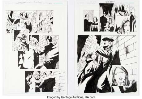 Hadley, Amy - Amy Reeder Hadley and Richard Friend Madame Xanadu #8 Story Pages 1 and 2 Original Art (DC, 2009).... (Total: 2 Original Art)