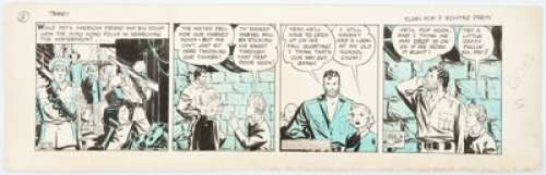 Caniff, Milton | Milton Caniff Terry and the Pirates Daily Comic Strip Original Art dated 10-19-37 (Chicago Tribune-N.Y. News Syndi... | Heritage
