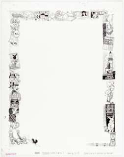 Jaffee, Al | Al Jaffee MAD #363 Variant Cover Border Original Art (EC, 1997).... | Heritage