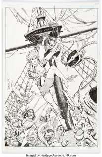 García-Lopez, José Luis | Jose Luis Garcia-Lopez Bermuda #3 Cover Original Art (IDW, 2021).... | Heritage