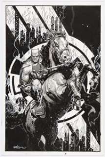 Harris, Tony | Tony Harris Dark Knight: Master Race #1 Variant Cover Original Art (DC, 2016).... | Heritage