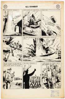Heath, Russ | Russ Heath G.I. Combat #52 Story Page 6 Original Art (DC, 1957).... | Heritage