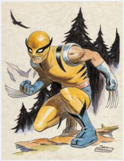 Morton, Dan - Dan Morton - Wolverine Specialty Illustration Original Art (undated)....