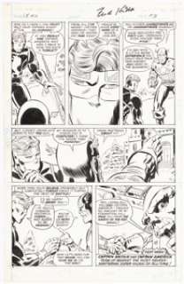 Trimpe, Herb | Herb Trimpe and Fred Kida Captain Britain #16 Story Page 7 Original Art (Marvel UK, 1977).... | Heritage