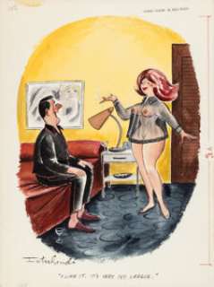 Interlandi, Phil | Phil Interlandi Playboy Single Panel Gag Cartoon Illustration Original Art (HMH, c. 1960-1970s).... | Heritage