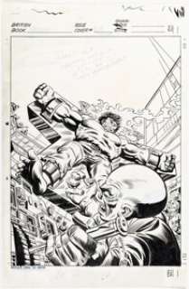 Milgrom, Al | Al Milgrom The Mighty World of Marvel #212 Cover Original Art (Marvel UK, 1972).... | Heritage