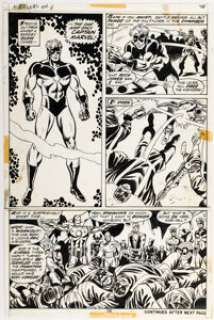 Heck, Don | Don Heck and Dave Cockrum Avengers #108 Story Page 18 Captain Marvel Original Art (Marvel, 1973).... | Heritage