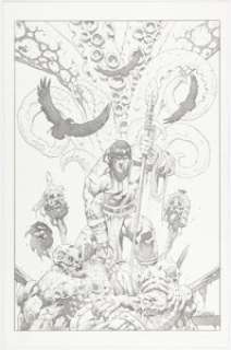 Giorello, Tomas | Tomas Giorello Conan #49 Cover Original Art (Dark Horse, 2008).... | Heritage