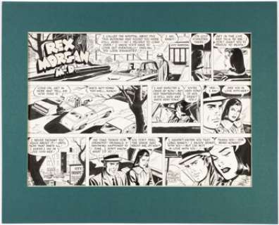 Bradley, Marvin - Marvin Bradley and Frank Edgington Rex Morgan, M.D. Sunday Comic Strip Original Art dated 2-18-1968 (Publishers-Ha...