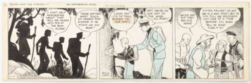 Caniff, Milton | Milton Caniff Terry and the Pirates Daily Comic Strip Original Art dated 11-13-34 (News Syndicate, 1934). ... | Heritage