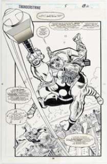 Frenz, Ron | Ron Frenz and Al Milgrom Thunderstrike #5 Splash Page 19 Original Art (Marvel, 1994).... | Heritage