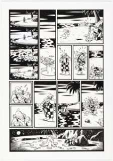 Langridge, Roger - Roger Langridge Fred the Clown Story Page 5 Original Art (Hotel Fred Press, 2001)....