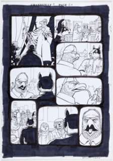 Talbot, Bryan - Bryan Talbot Grandville #[5] - Force Majeure Story Page 24 Original Art (Dark Horse, 2017)....