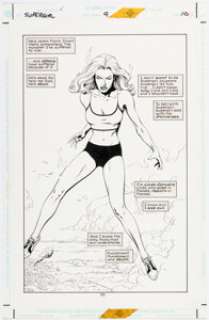 Frank, Gary - Gary Frank and Cam Smith Supergirl #9 Splash Page 10 Original Art (DC, 1997)....