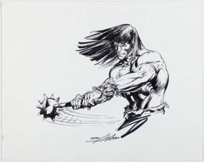 Adams, Neal | Neal Adams - Conan the Barbarian Specialty Illustration Original Art (undated).... | Heritage