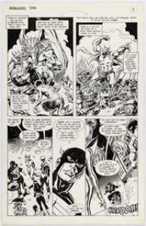 Buscema, John | John Buscema and Tom Palmer The Avengers #299 Story Page 7 Original Art (Marvel, 1989).... | Heritage
