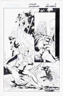 Brigman, June - June Brigman and Drew Geraci Sojourn #12 Story Page 9 Original Art (CrossGen, 2002)....